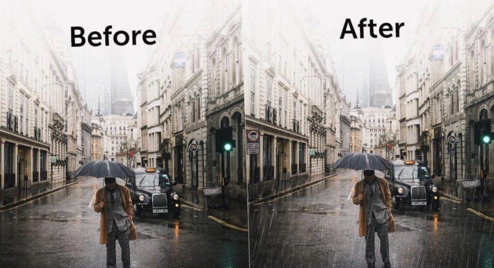 PS下雨特效,雨特效插件,RainFX插件.